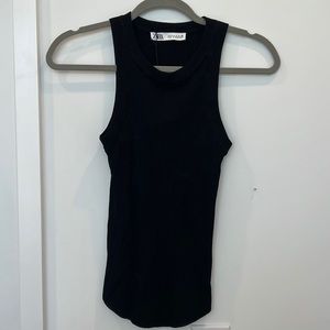 Zara Black Basic Top WITH TAGS